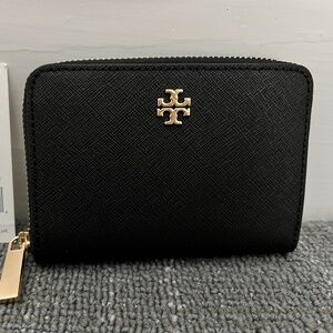 Tory Burch 52903 Black Emerson Zip Coin Case